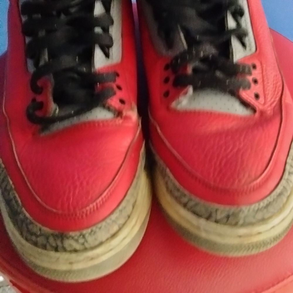 Red Nike sneakers size 11.5